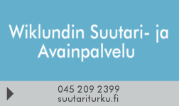 Wiklundin Suutari- ja Avainpalvelu  logo
